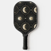 Hemelse Maanfase (5) Pickleball Paddle (Achterkant)