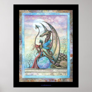 Hemelse Metgezellen Fee Draak Poster