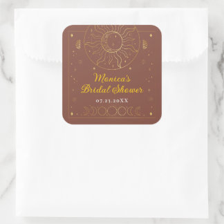 Hemelse Midsummer Night's Dream Bruiloftsfeestje Vierkante Sticker