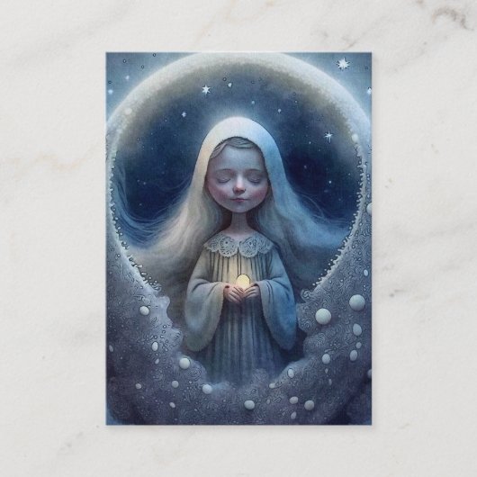 Hemelse Mystieke Kunst Visitekaartje (Voorkant)