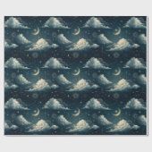 Hemelse Nacht Hemel Papier Patroon (Vlak)