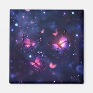 Hemelse Nacht Vlinder Tuin Magneet
