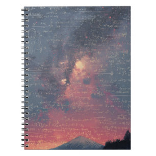 Hemelse Nevel Wiskunde Spiraal Notebook Notitieboek