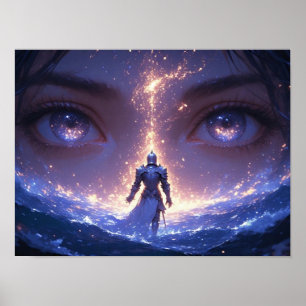 Hemelse Ogen en de Eenling Ridder Poster