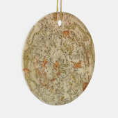  hemelse planisfeer kaart door Joseph Moxon Keramisch Ornament (Rechts)