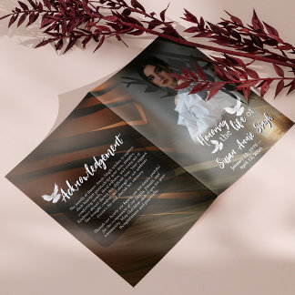 Hemelse Poorten Viering van het Leven Uitvaartprog Flyer