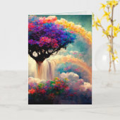 Hemelse Regenboog, Brug Groet / Notitiekaart (Gele Bloem)