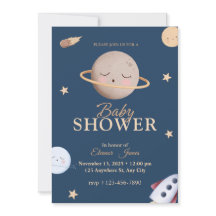 Hemelse Ruimte Baby Shower Uitnodiging | Marine St