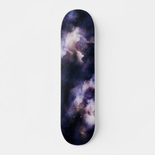 Hemelse Ruimte Sterrenstelsel Nachtelijke Hemel Skateboard