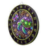 Hemelse Schildpad Vlinder Rustieke muur Decor Dartbord (Voorkant Rechts)