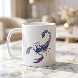 Hemelse Schorpioen Mok Luxe Lijnkunst