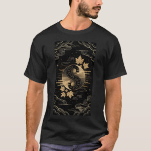 Hemelse Sereniteit Esdoornblad T-shirt
