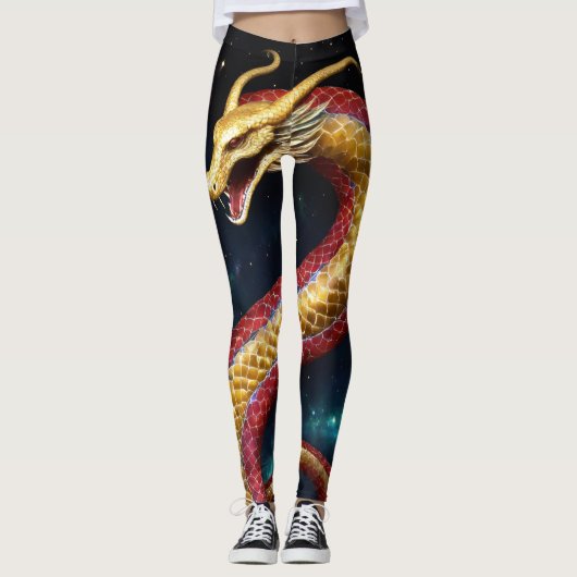Hemelse Slang: Kosmische Leggings (Voorkant)