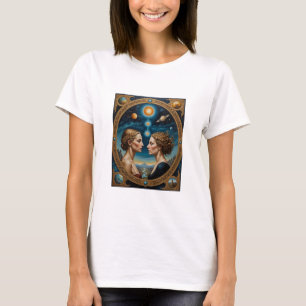 Hemelse Spiegel Godinnen Kosmisch T-shirt