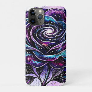 Hemelse Spiraalnevel Sterrenstelsel Roos Aangepast iPhone 11 Pro Hoesje