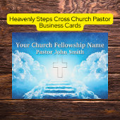 Hemelse Stappen Kruisen Kerkpastor Visitekaartjes