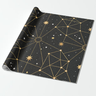 Hemelse Sterrenbeeld Patroon (3) Cadeaupapier