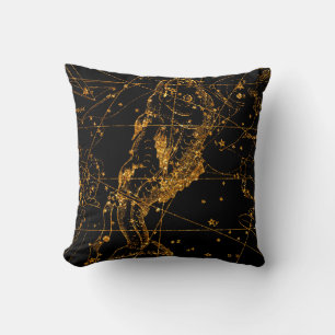Hemelse Sterrenkaart Astrologisch Goud Vissen Vis Kussen