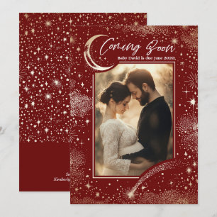 Hemelse Sterrennacht komt binnenkort Fotozwangersc Aankondiging