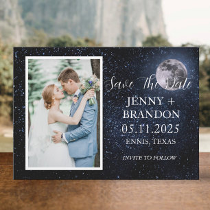 Hemelse Sterrennacht Sky Galaxy Foto Moon Save The Date