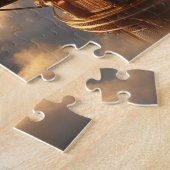 Hemelse Sterrenwacht Steampunk Sterrenkoepel Legpuzzel (Zijkant)