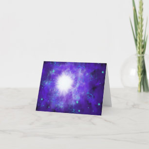 Hemelse Supernova Christelijke Moderne Kunst Dank  Kaart
