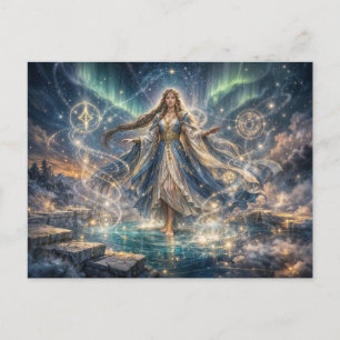 Hemelse Tovenares Fantasy Ansichtkaart Briefkaart