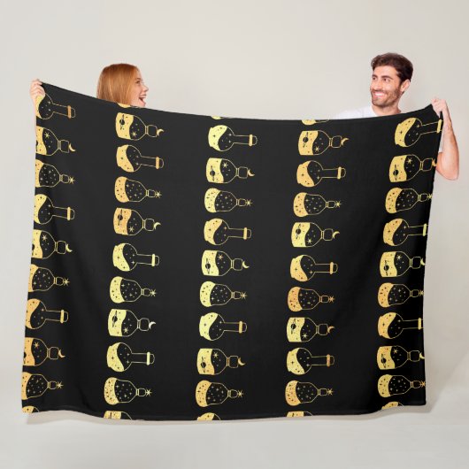 Hemelse toverdrank fleece deken (In situ)