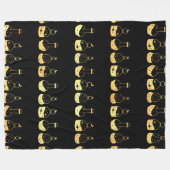 Hemelse toverdrank fleece deken (Voorkant (Horizontaal))