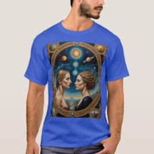 Hemelse Tweeling Godinnen Portaal Shirt