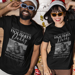 Hemelse Vakanties Papa Foto-herinnerings T-shirt