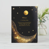 Hemelse Verjaardag Uitnodiging (Staand voorkant)