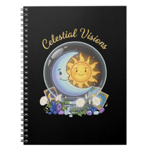 Hemelse Visioenen Zoete Zon en Maan Tarot Krista Notitieboek