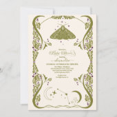  hemelse vlinder Baby shower Kaart (Voorkant)