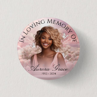 Hemelse Vlinders Memorial 1 inch ronde Button