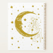 Hemelse vrouw, maansterren, boho, elegante astrono planner (Achterkant)