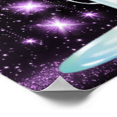 Hemelse Waterman – Astrologie Kunst Poster (Hoek)