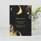 Hemelse Waterverf Baby shower Uitnodiging (Staand voorkant)