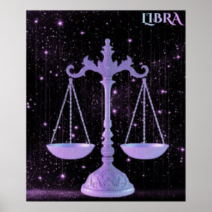 Hemelse Weegschaal – Astrologie Kunst Poster