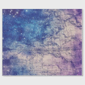  Hemelse Wereldkaart (14) Cadeaupapier (Vlak)