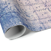  Hemelse Wereldkaart (14) Cadeaupapier (Rol Hoek)