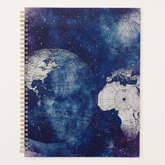 hemelse Wereldkaart (2) Planner (Voorkant)