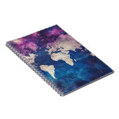  hemelse Wereldkaart (4) Notitieboek (Rechterzijde)