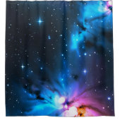 Hemelse wervelingen van sterren douchegordijn (Voorkant)