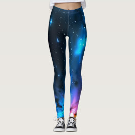 Hemelse wervelingen van sterren leggings