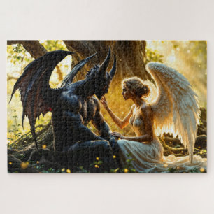 Hemelse wezens engel demon fantasie legpuzzel