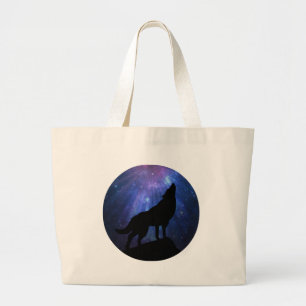 Hemelse Wolf Grote Tote Bag