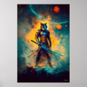 Hemelse Wolf Ronin – Bewaker van het Kosmische Zwa Poster (Voorkant)