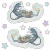 Hemelse Zee Zeemeermin Stickers van Molly Harrison (Voorkant)