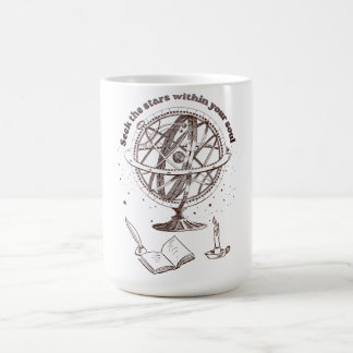 Hemelse Ziel Wijsheid | Vintage Armillair Sfeer Koffiemok
